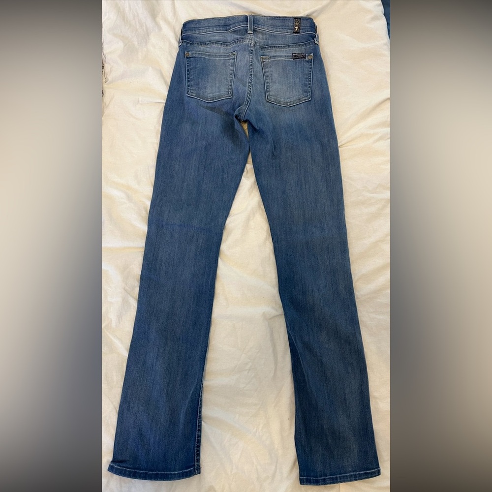 7 For All Mankind Women’s The Modern Straight Blue Denim size 25